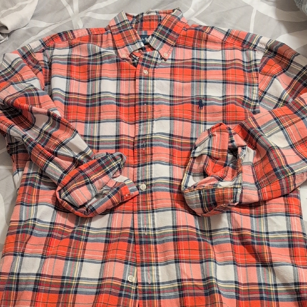 Men's Plaid Button-Down Shirt